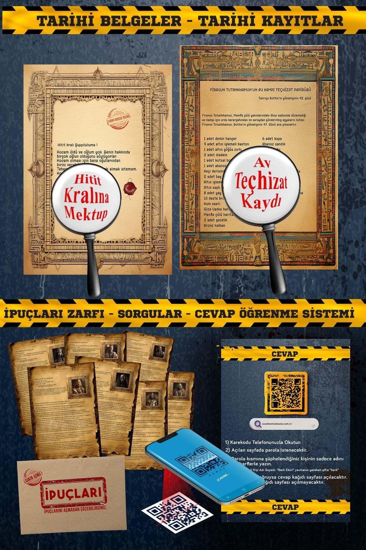 Dedektif Oyunu Firavun Suikast Cinayet Çözme Oyunu Katili Bulma Oyunu Dedektiflik Oyunu Dava Dosyası