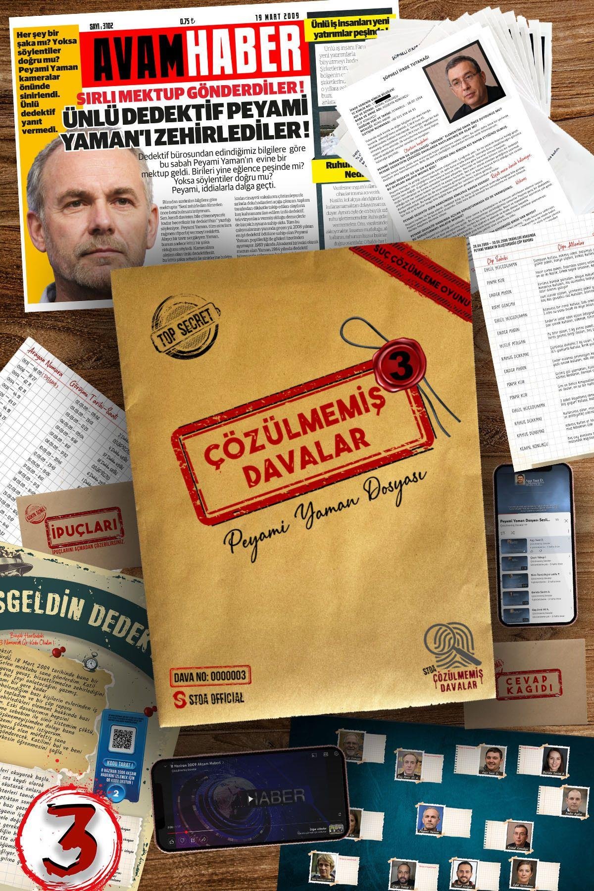 Dedektiflik Oyunu –  Faruk Kaya Peyami Yaman Firavun Tutankhamon Cinayet Çözme Dosyaları