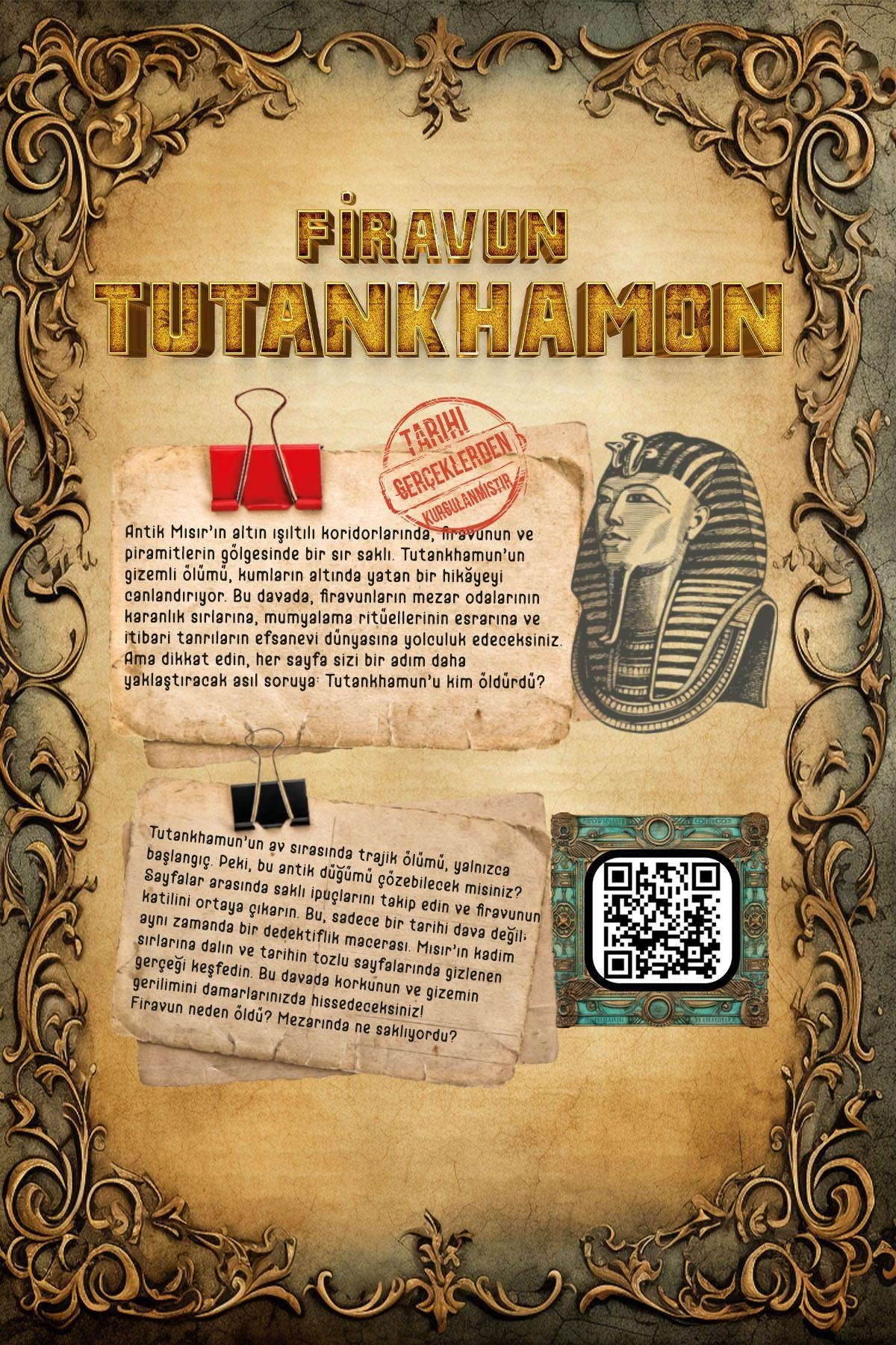 Dedektiflik Oyunu –  Faruk Kaya Peyami Yaman Firavun Tutankhamon Cinayet Çözme Dosyaları