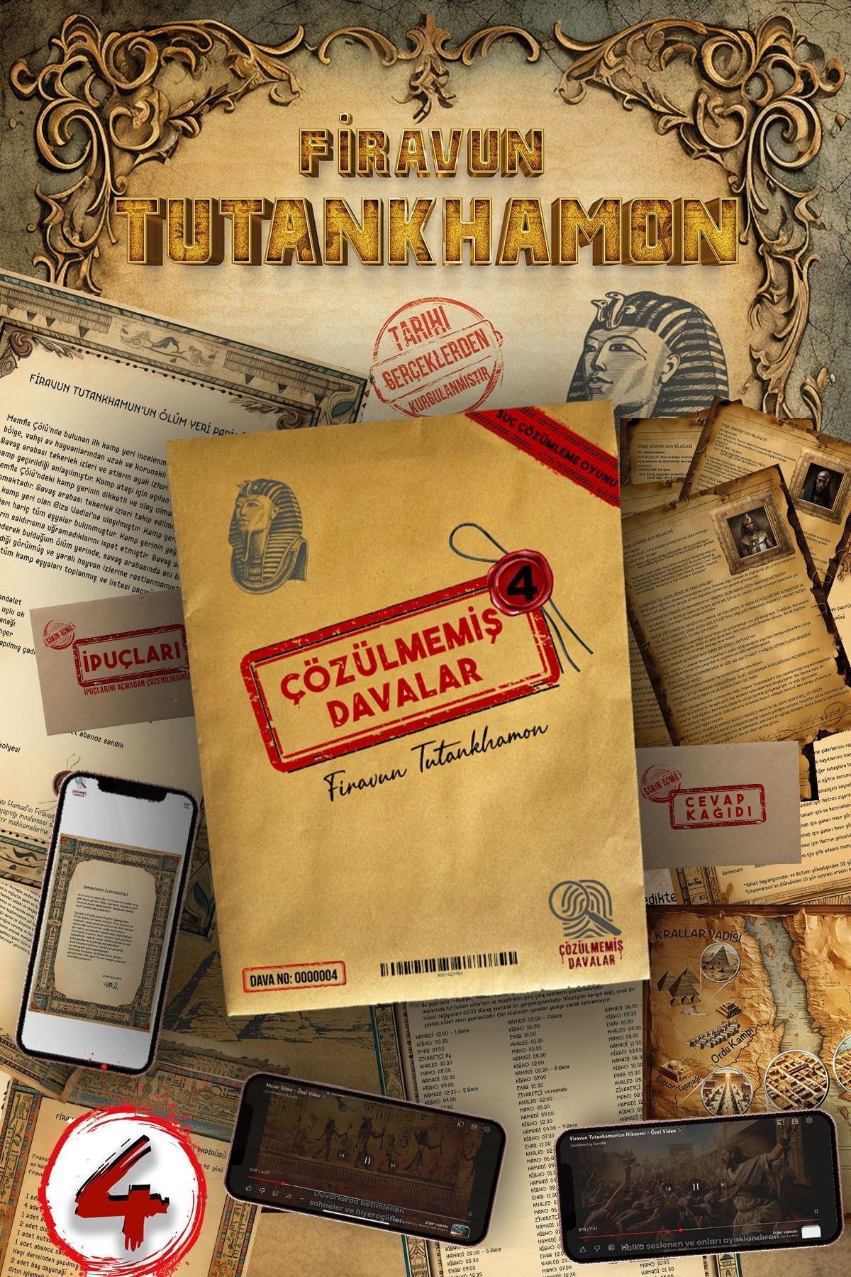 Dedektiflik Oyunu –  Faruk Kaya Peyami Yaman Firavun Tutankhamon Cinayet Çözme Dosyaları