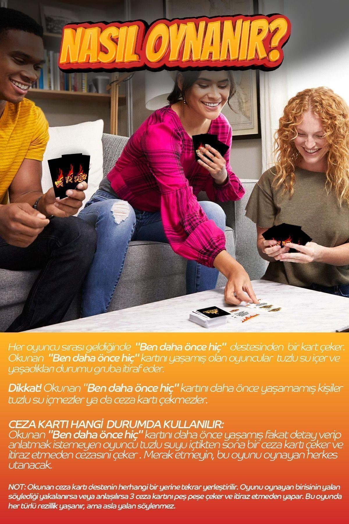 Eğlenceli Grup Arkadaş Aile Yetişkin Ceza Kutu Oyunu Parti What Do Itiraf You Kart Dost Mood Kazığı