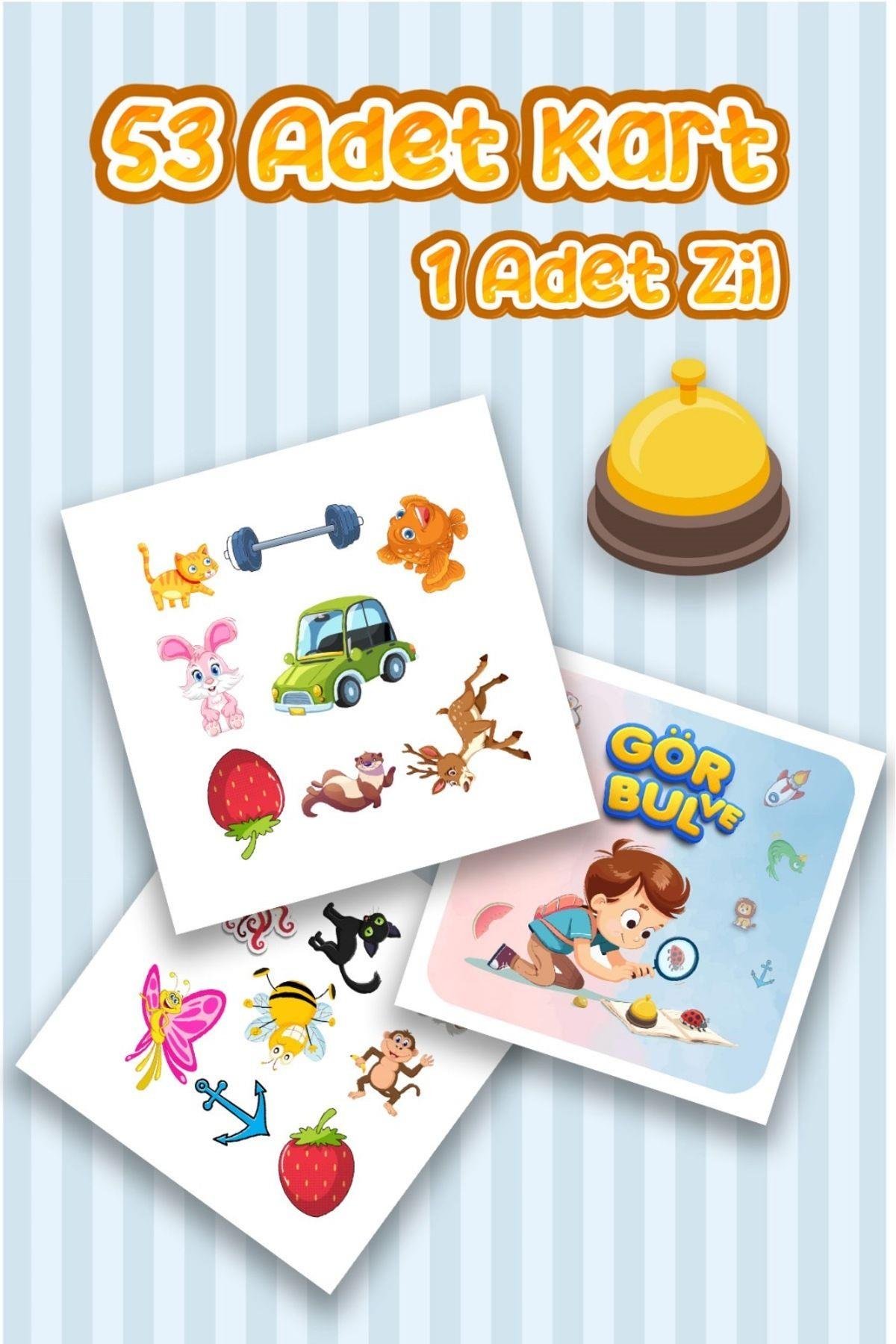 Gör ve Bul Dikkat ve Zeka Çocuk Aile Kutu Oyunu-Findit!-Ne Kadar Dikkatlisin?-Duyusal Eğlenceli Grup