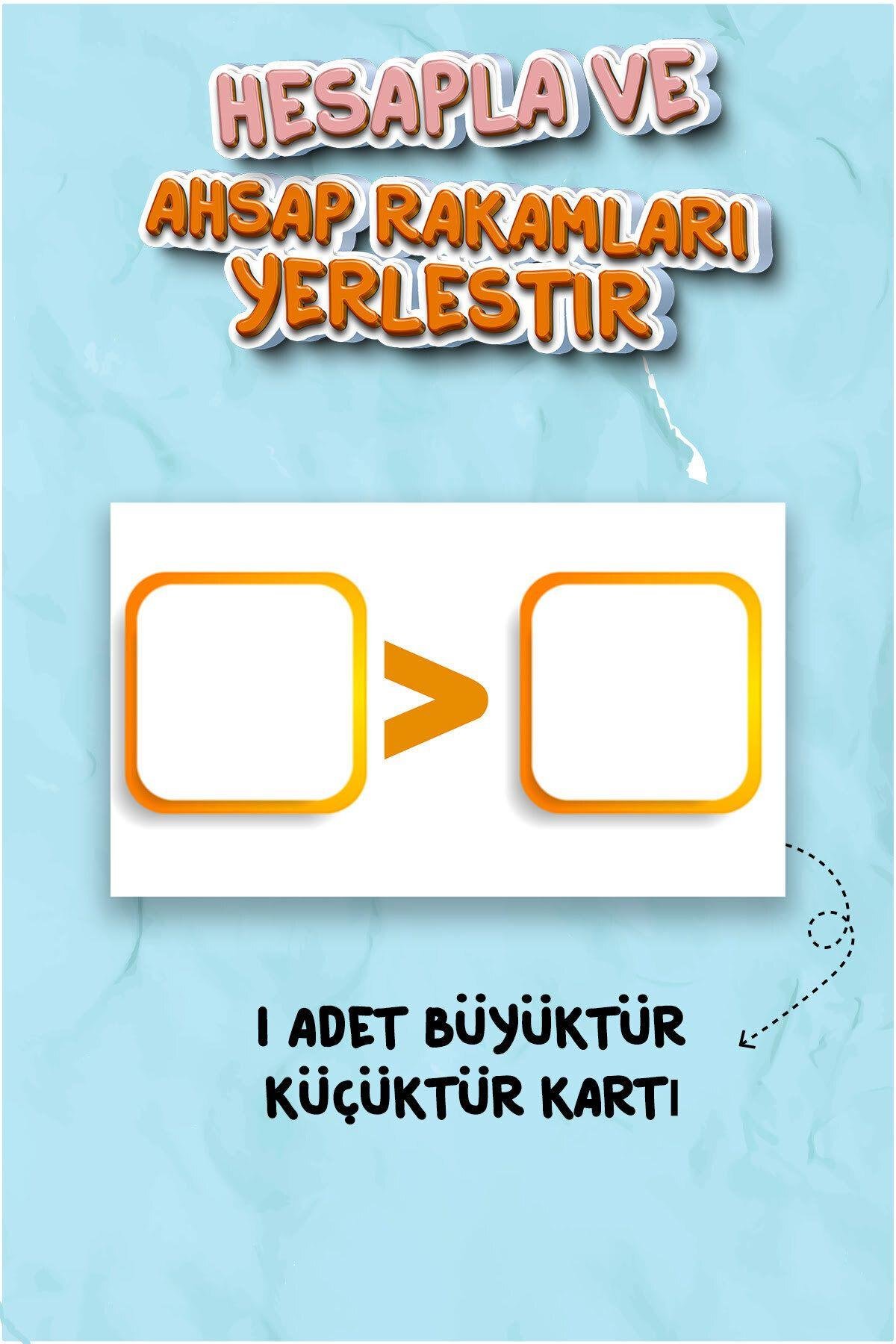 Gör ve Hesapla Montessori Matematik Toplama ve Çıkarma Kreş Ana 1.sınıf Eğitici Zeka Kutusu Oyunu