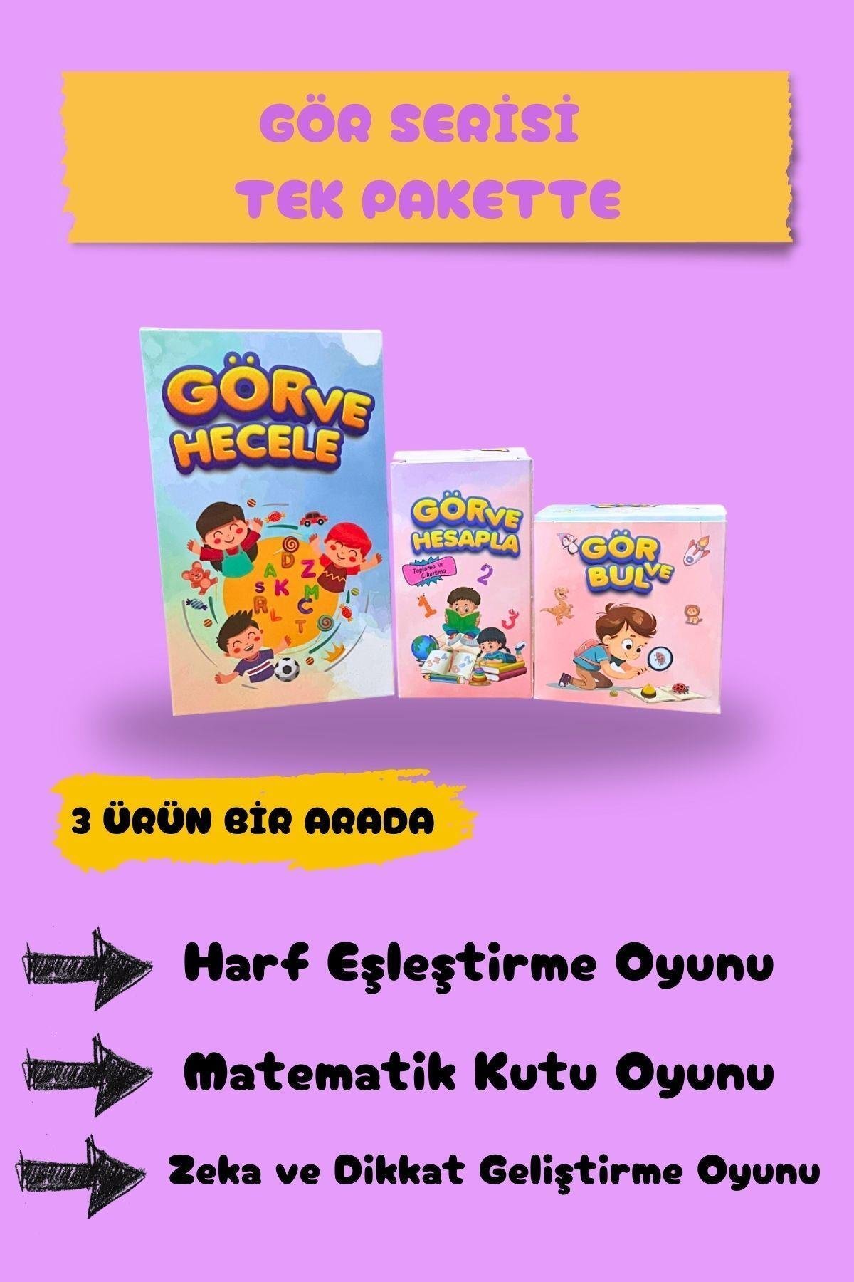 Harf Eşleştirme Alfabe Ilk Okuma Heceleme Kreş Ana 1.sınıf Eğitici Kutu Zeka Oyunu Ben Kelime Neyim