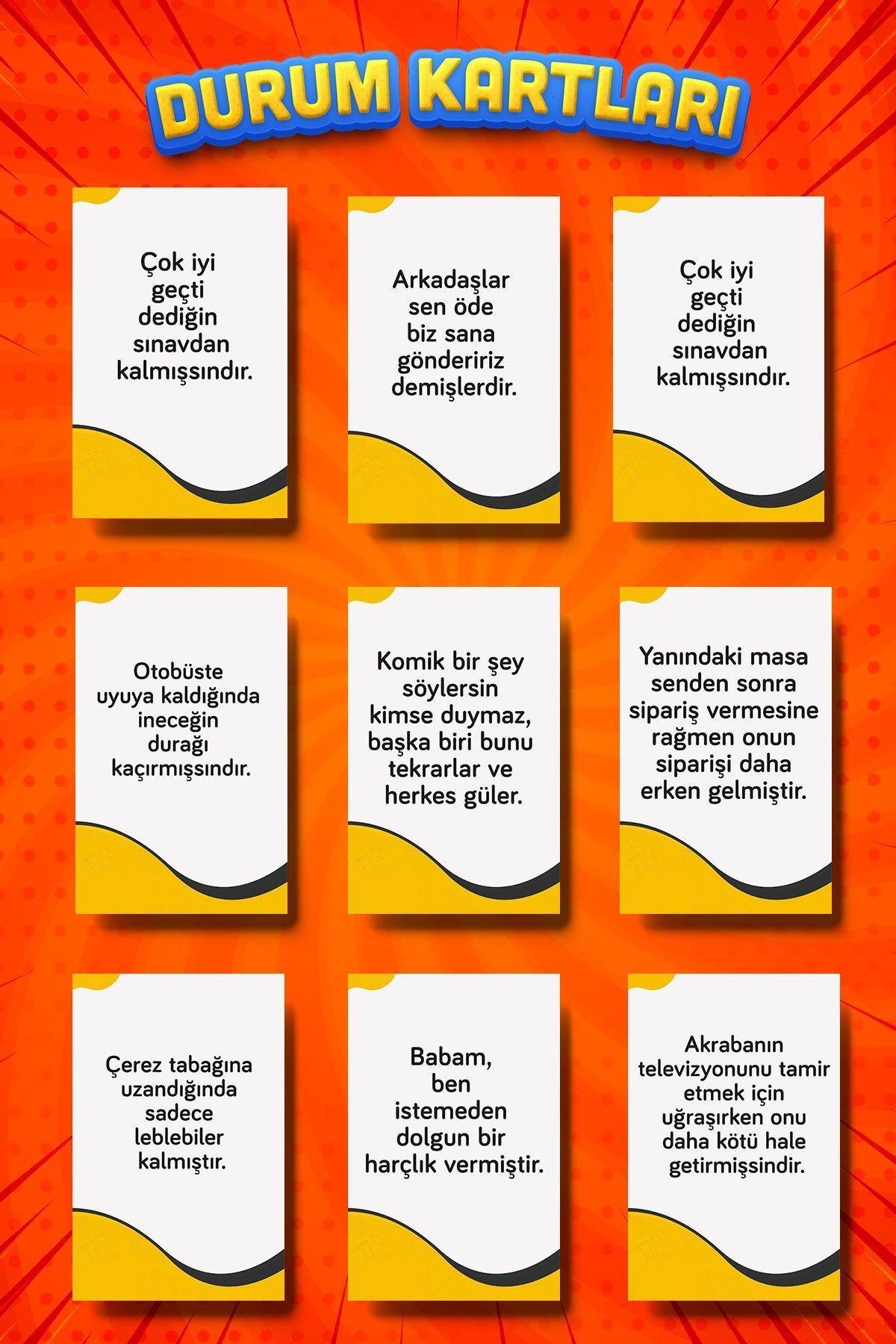 Moodun Ne - Eğlenceli Grup Arkadaş Aile Kutu Oyunu - Hangisi Mod Moodun Do You Meme - Durum Kartı