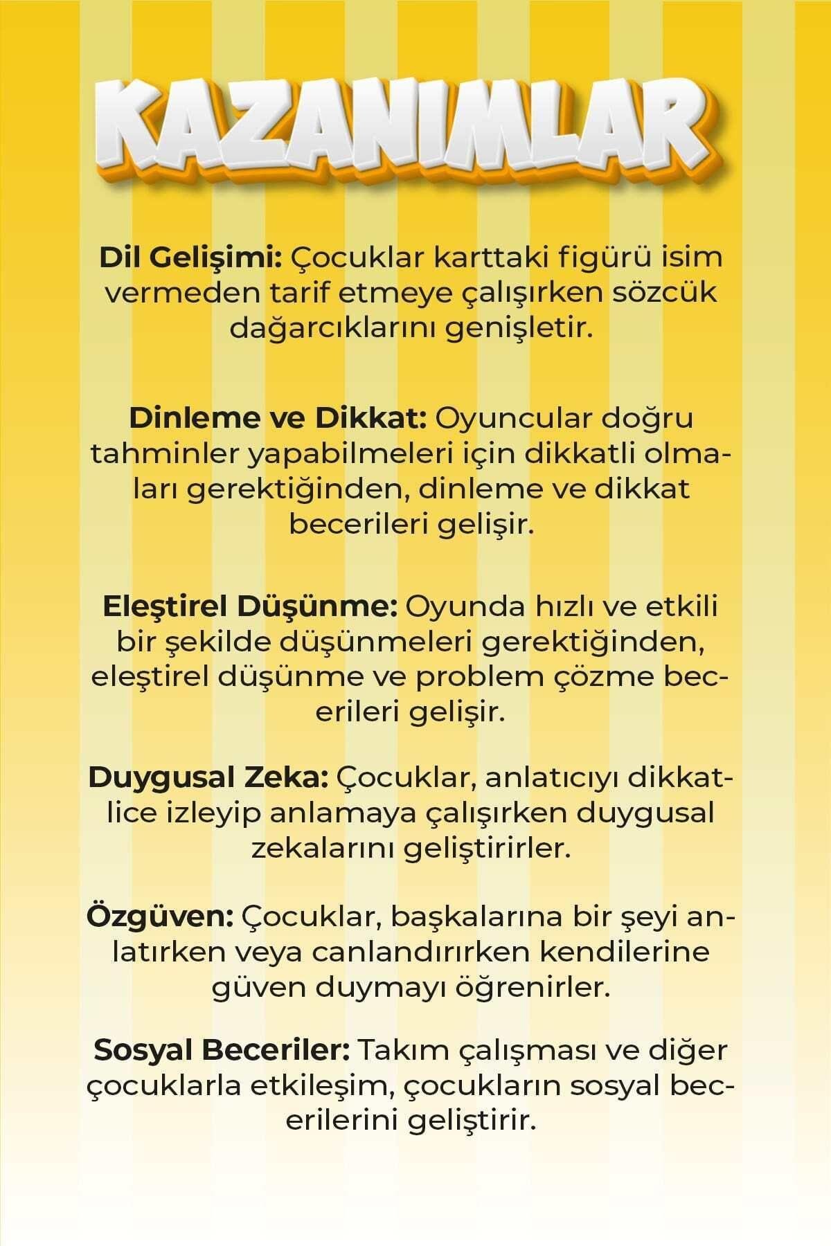 Sessiz Sinema Çocuk Aile Kutu Oyunu Akıl Ve Zeka Duyusal Eğitici Eğlenceli Grup Oyunu Çocuk Oyuncak