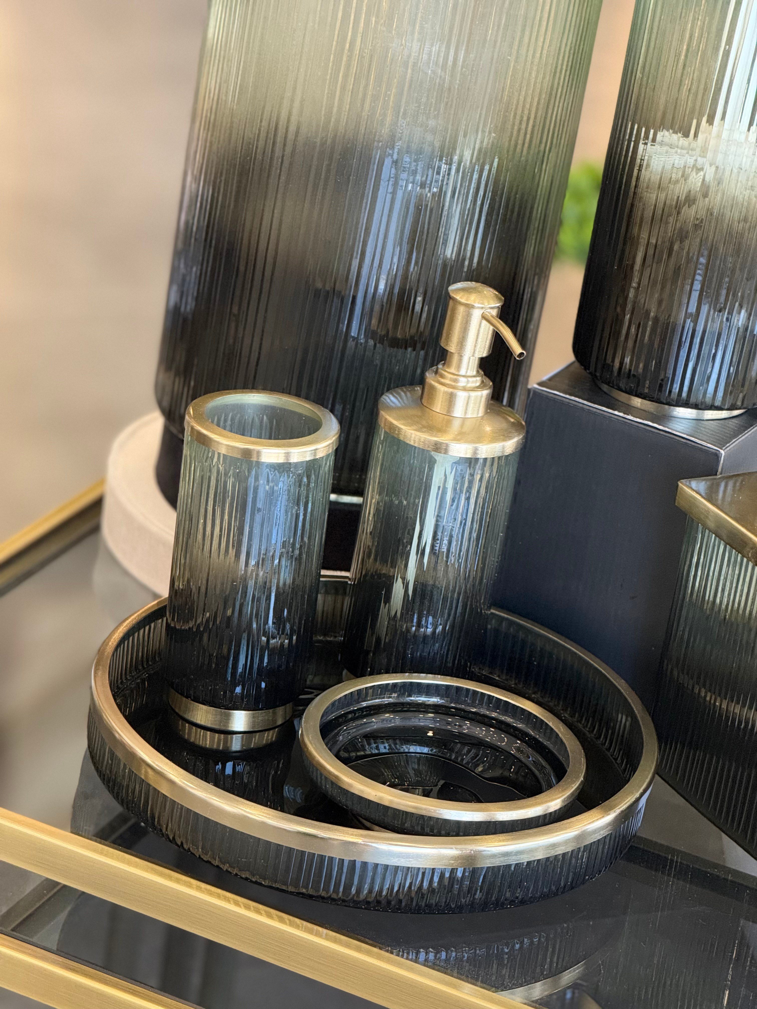 7 Parça Cam Banyo Seti