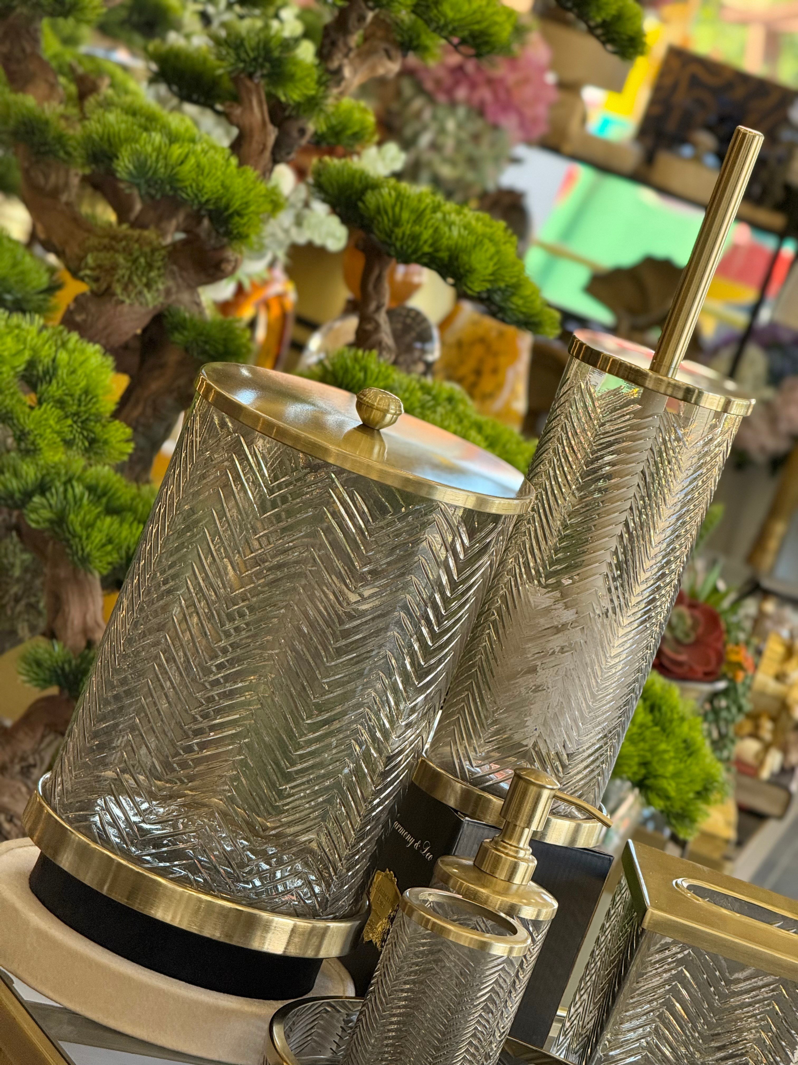 7 Parça Gold Banyo Seti