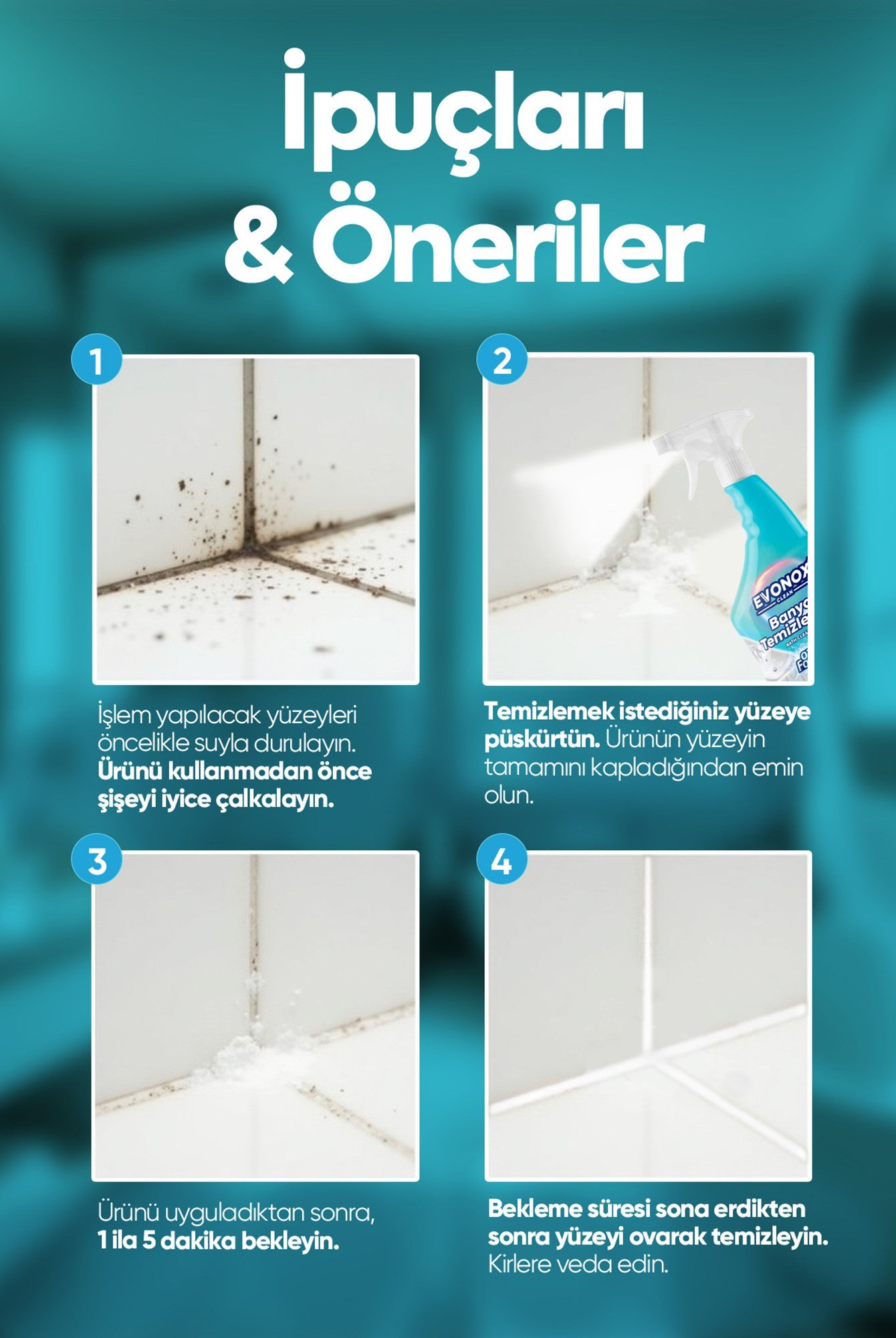 OXI FORCE Banyo Temizleyici 