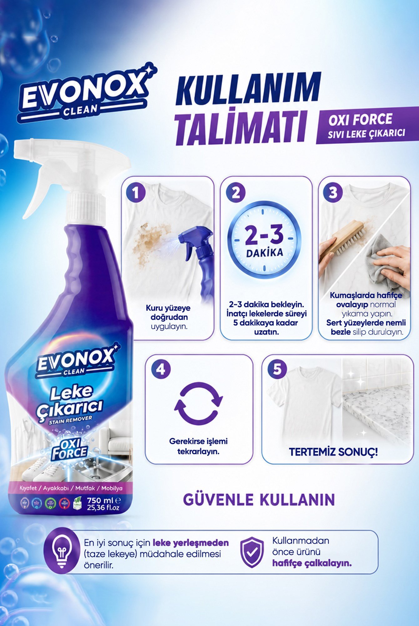 OXI FORCE Sıvı Leke Çıkarıcı