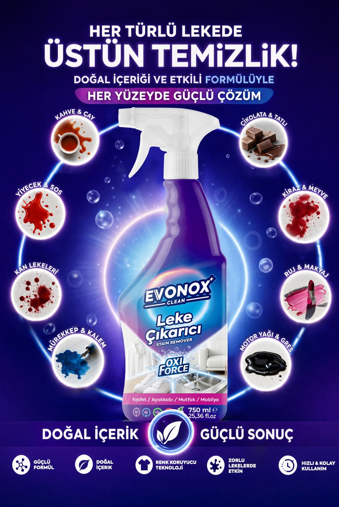 OXI FORCE Sıvı Leke Çıkarıcı