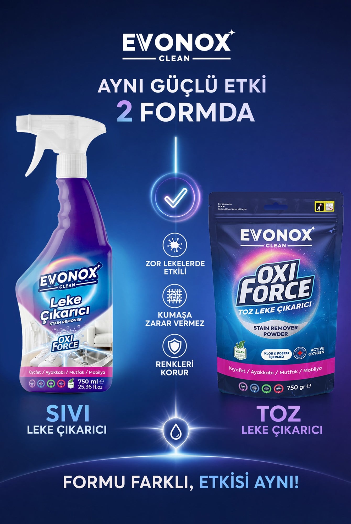 OXI FORCE Sıvı Leke Çıkarıcı