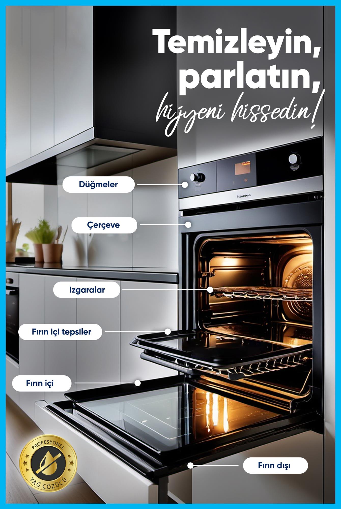 Seramik Cam Ocak Yüzey Temizleyici Krem