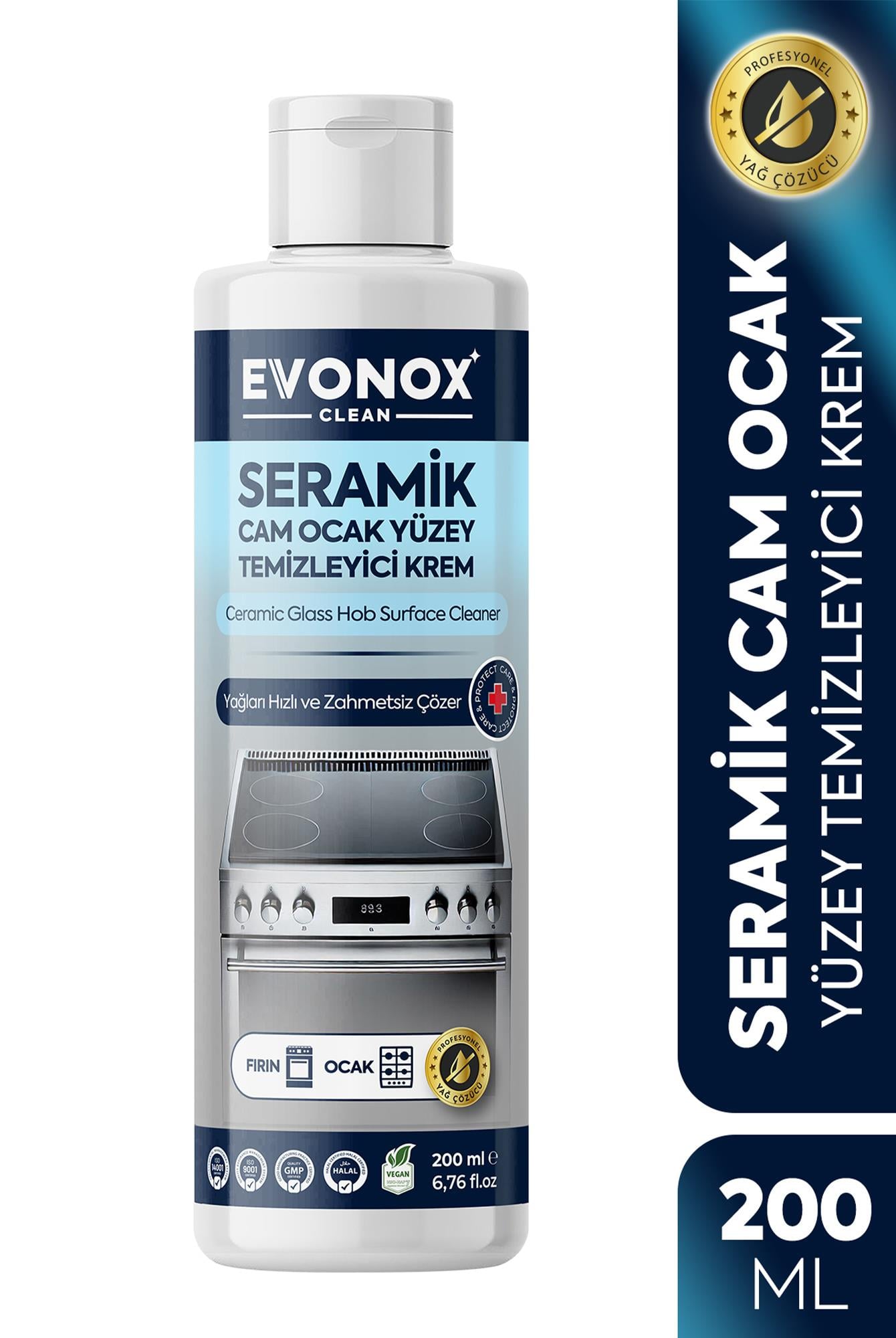 Seramik Cam Ocak Yüzey Temizleyici Krem