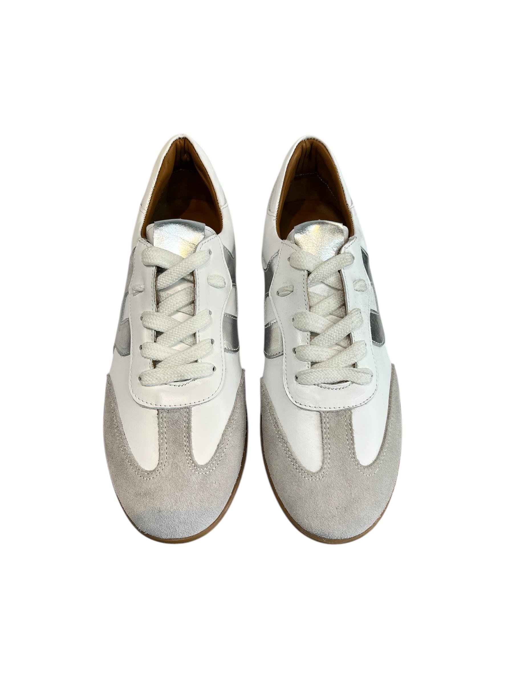 Beyaz Hakiki Deri Sneaker