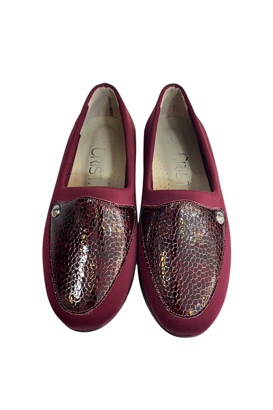 Bordo Hakiki Deri Comfort Taban Günlük Ayakkabı