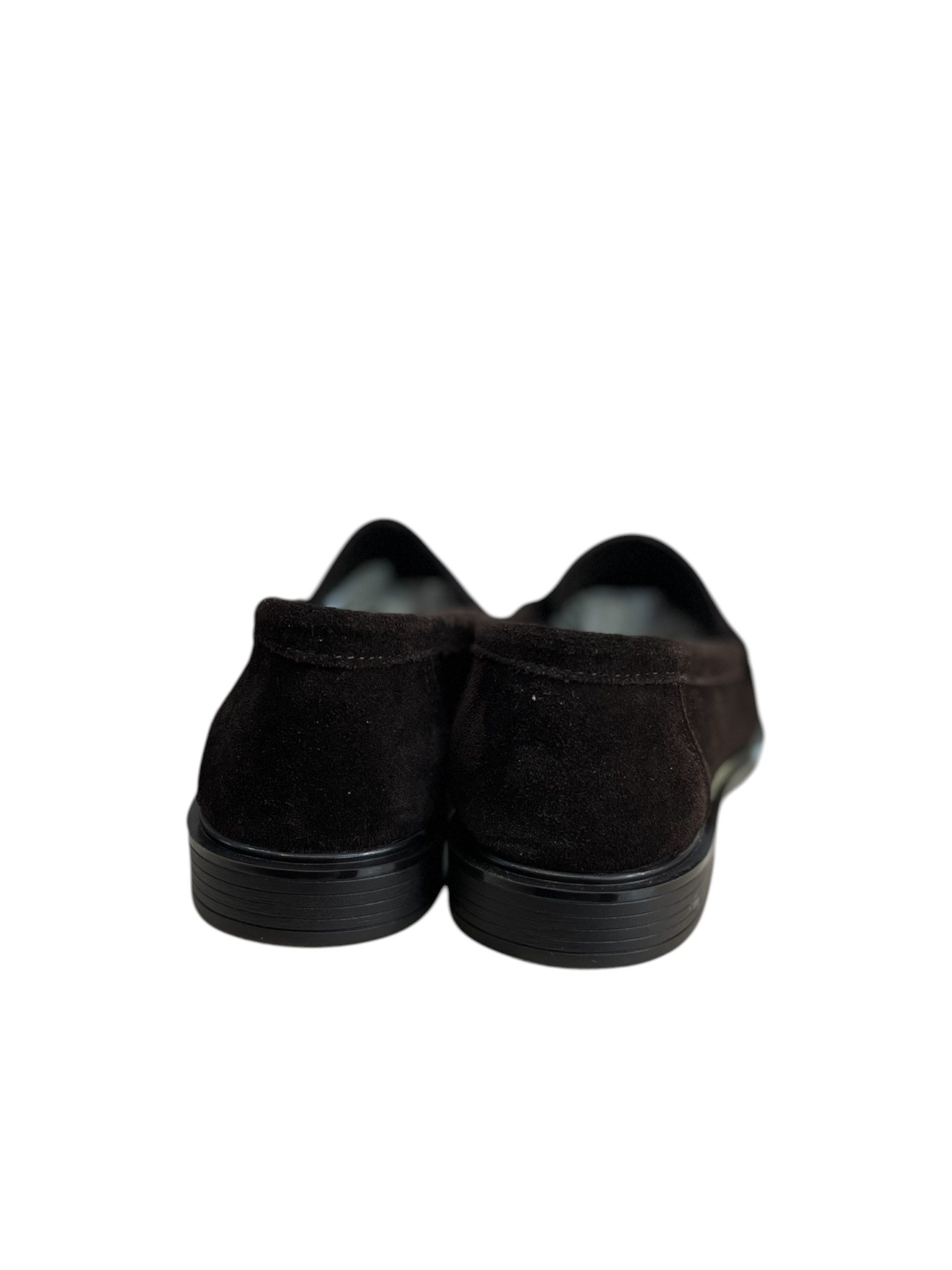 Kahve Hakiki Deri Süet  Comfort  Taban  Loafer
