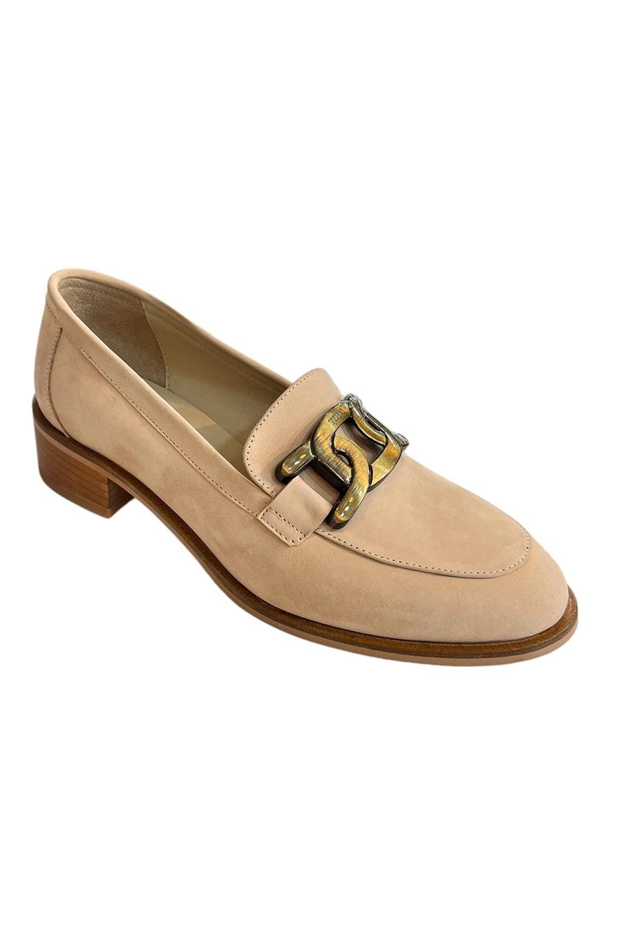 Kum Hakiki Nubuk Deri Toka Detay Loafer