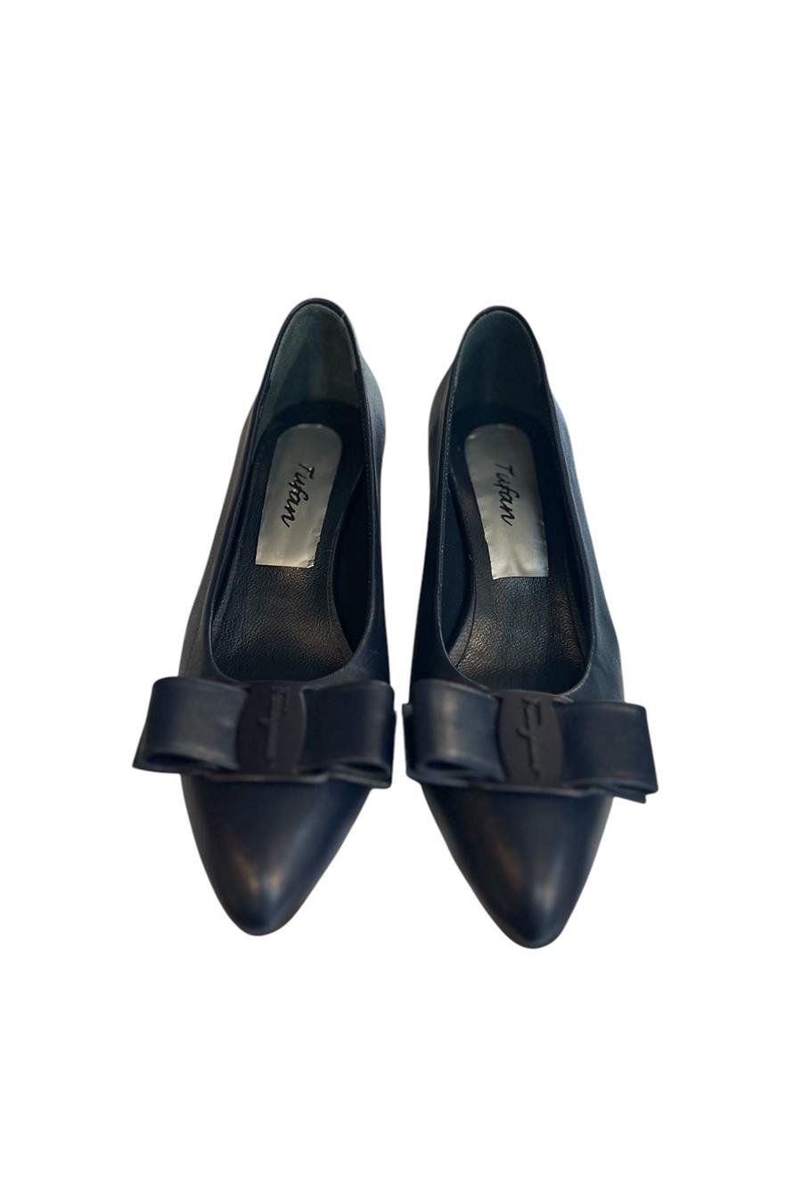 Lacivert Hakiki Deri Ayakkabı