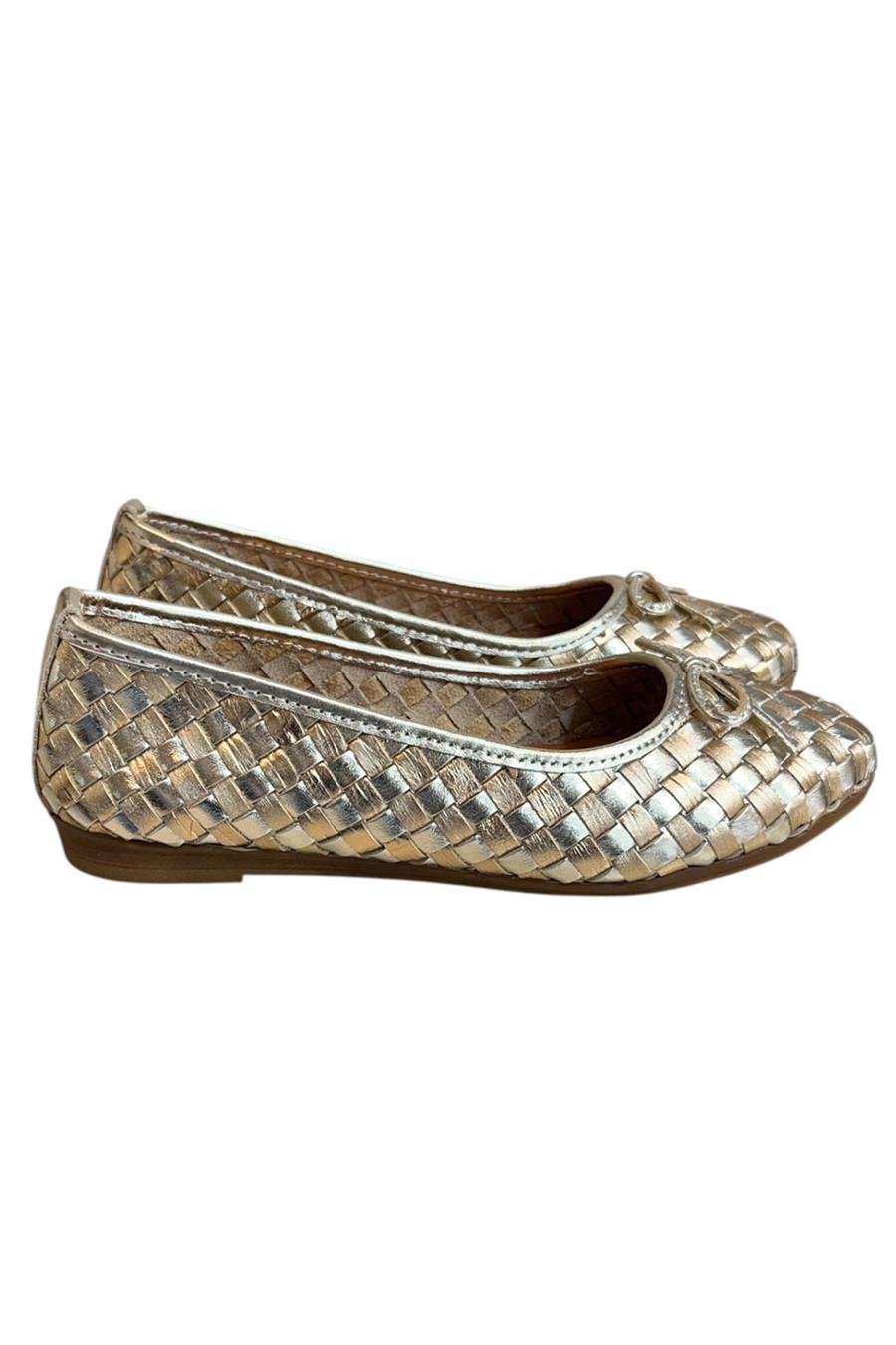 Lame-Dore Hakiki Deri Örgü Babet