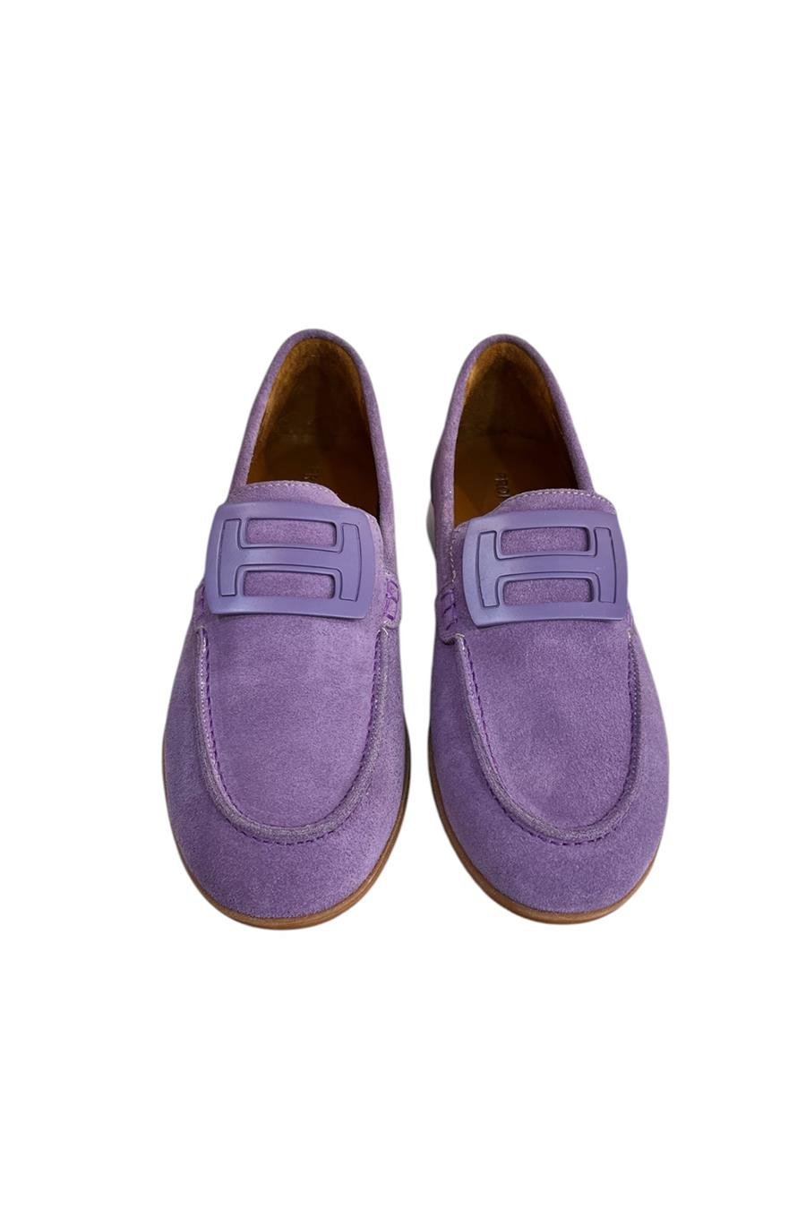 Lila Hakiki Süet Deri Toka Detay Comfort Günlük Ayakkabı