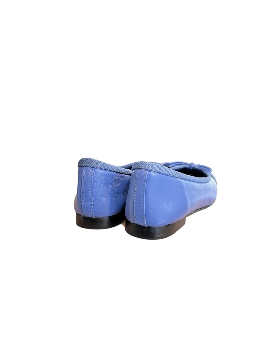 Mavi Hakiki Deri  Siyah Burun  Babet