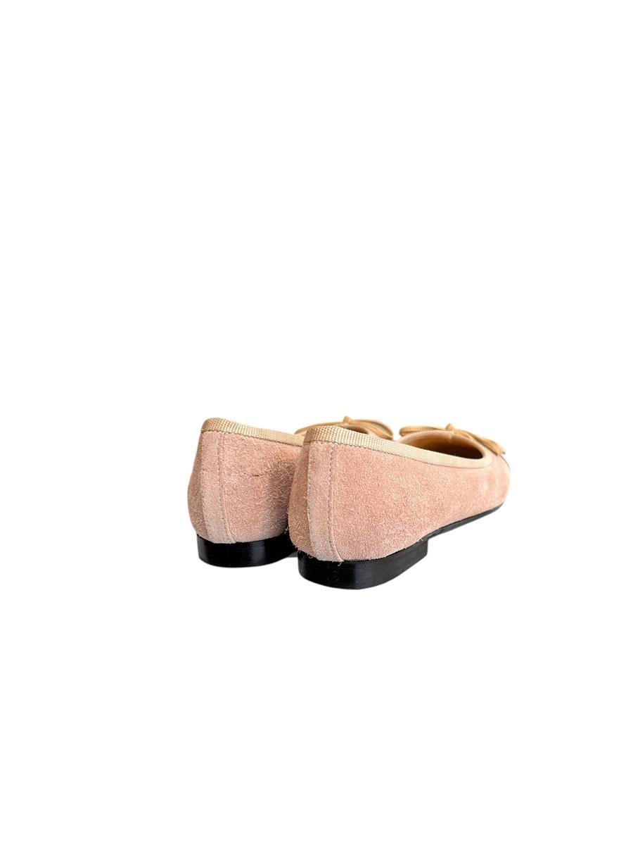 Pudra Hakiki Süet Deri Oranj Burun Babet