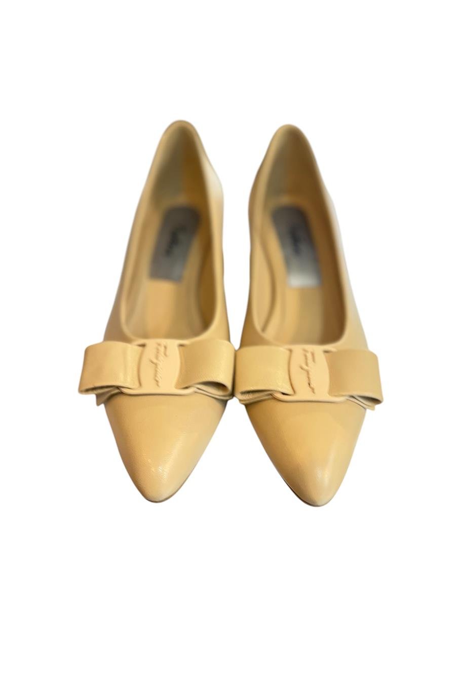 Sarı Hakiki Deri Ayakkabı