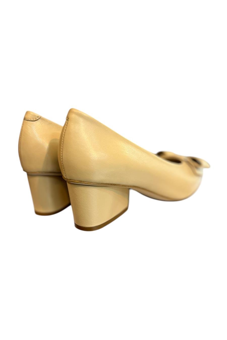 Sarı Hakiki Deri Ayakkabı