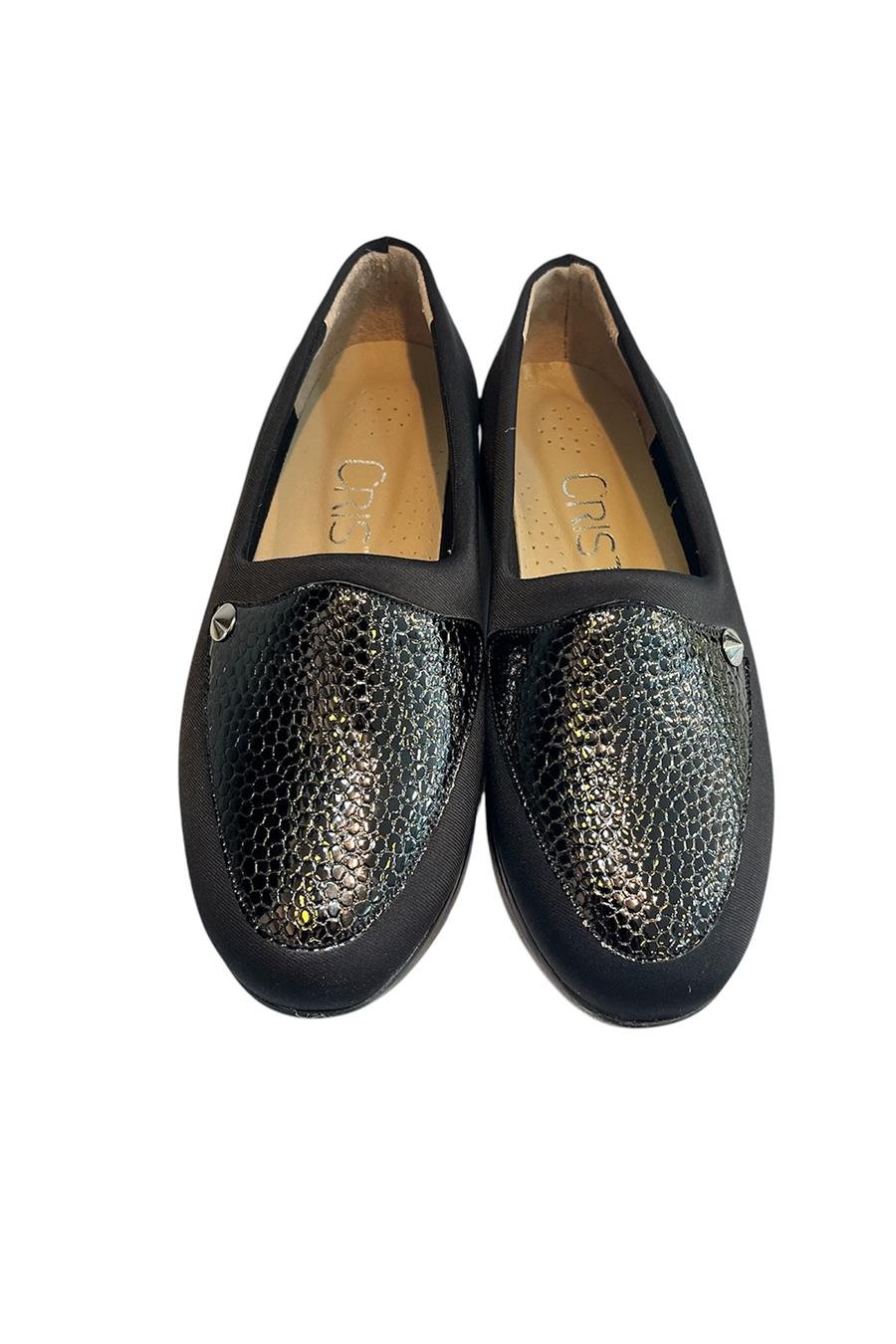 Siyah Hakiki Deri Comfort Taban Günlük Ayakkabı