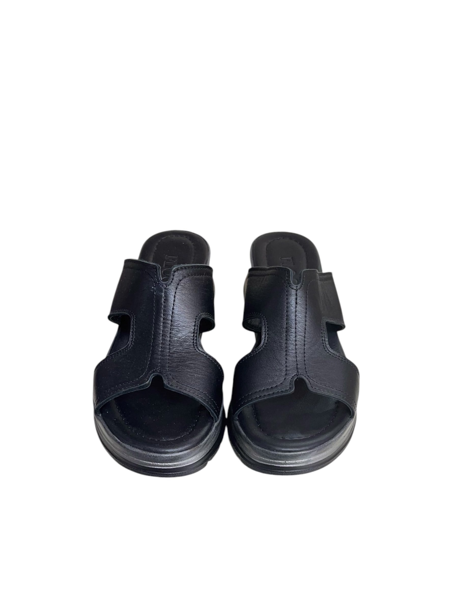 Siyah  Hakiki Deri  Comfort Taban Terlik
