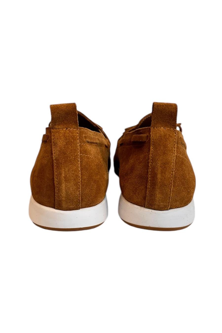 Taba Hakiki Deri Süet Fiyonk Detay Comfort Taban Loafer  