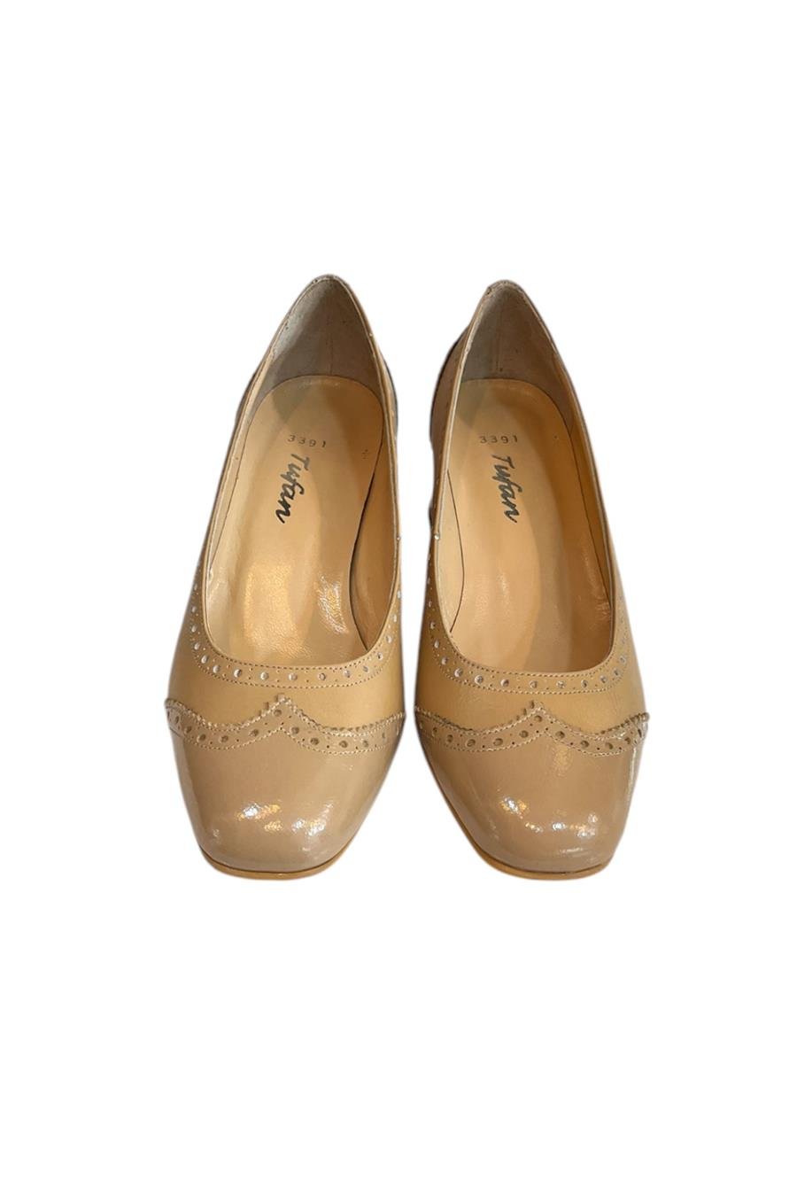 Ten Hakiki Deri  Topuklu Ayakkabı