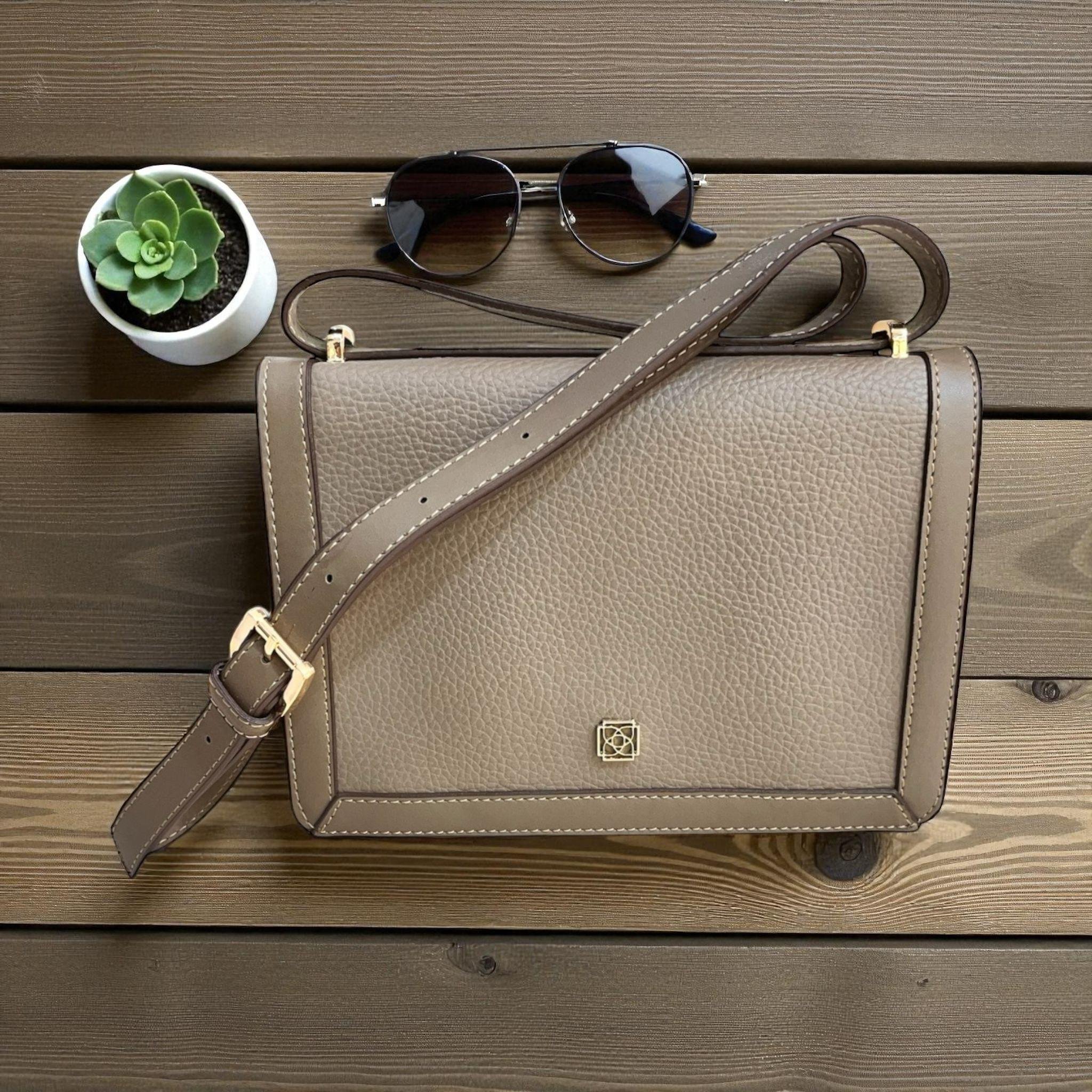 Vizon 2 Bölmeli Vegan Kadın Çapraz Çanta