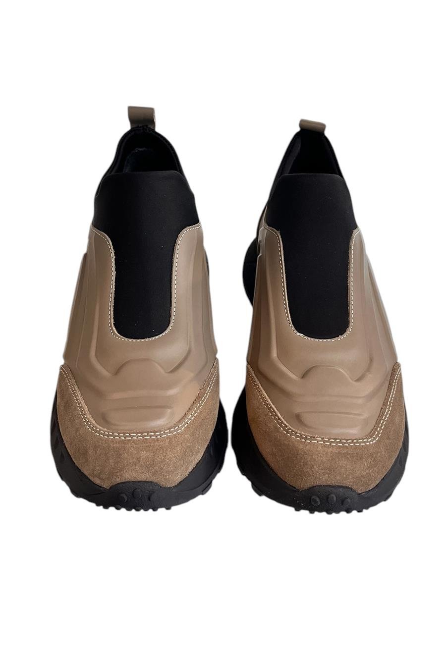 Vizon Hakiki Deri Comfort Taban Sneaker