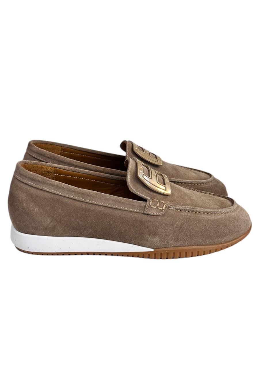 Vizon Hakiki Süet Deri Toka Detay Comfort Günlük Ayakkabı