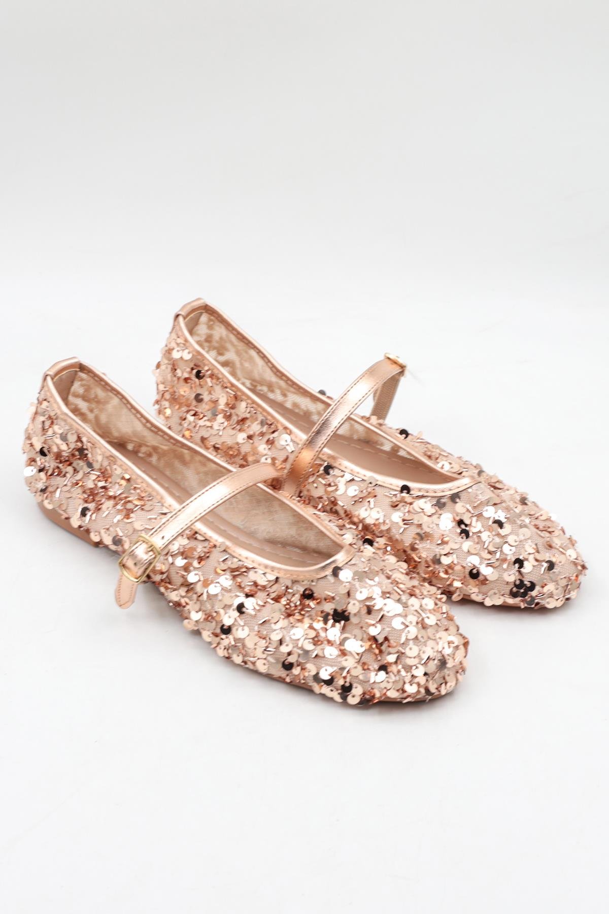 Park Moda Kadın Pullu Babet PM 567 - K880