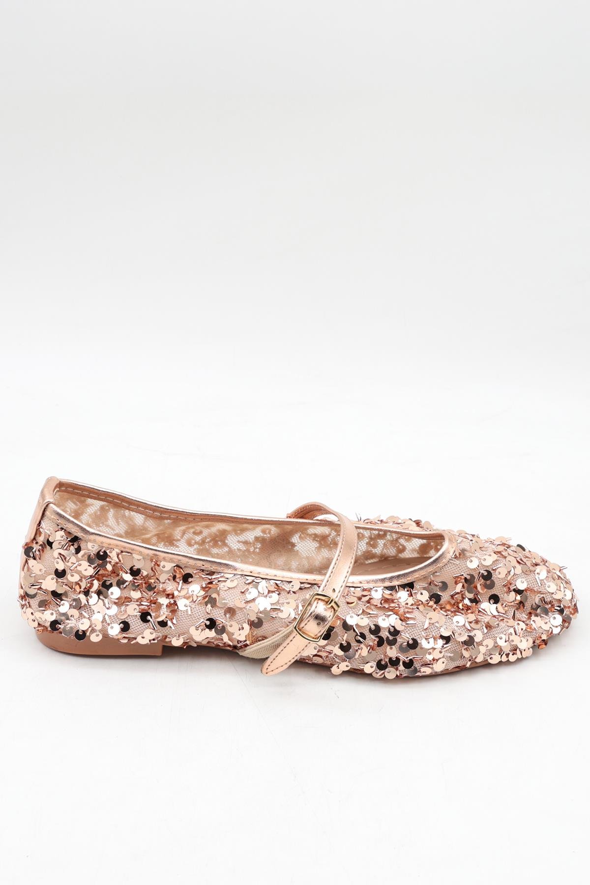 Park Moda Kadın Pullu Babet PM 567 - K880