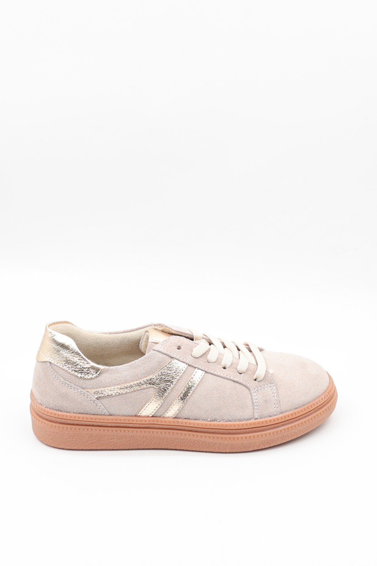 Venüs Hakiki Süet Deri Kauçuk Taban Kadın Sneaker VN2652450 K