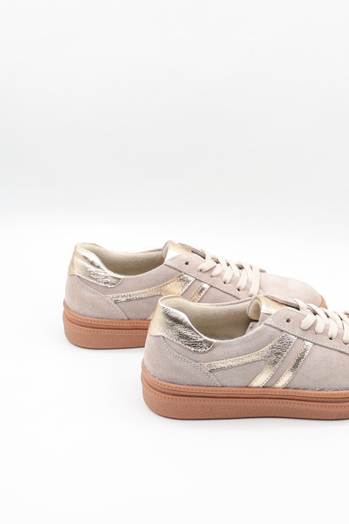 Venüs Hakiki Süet Deri Kauçuk Taban Kadın Sneaker VN2652450 K