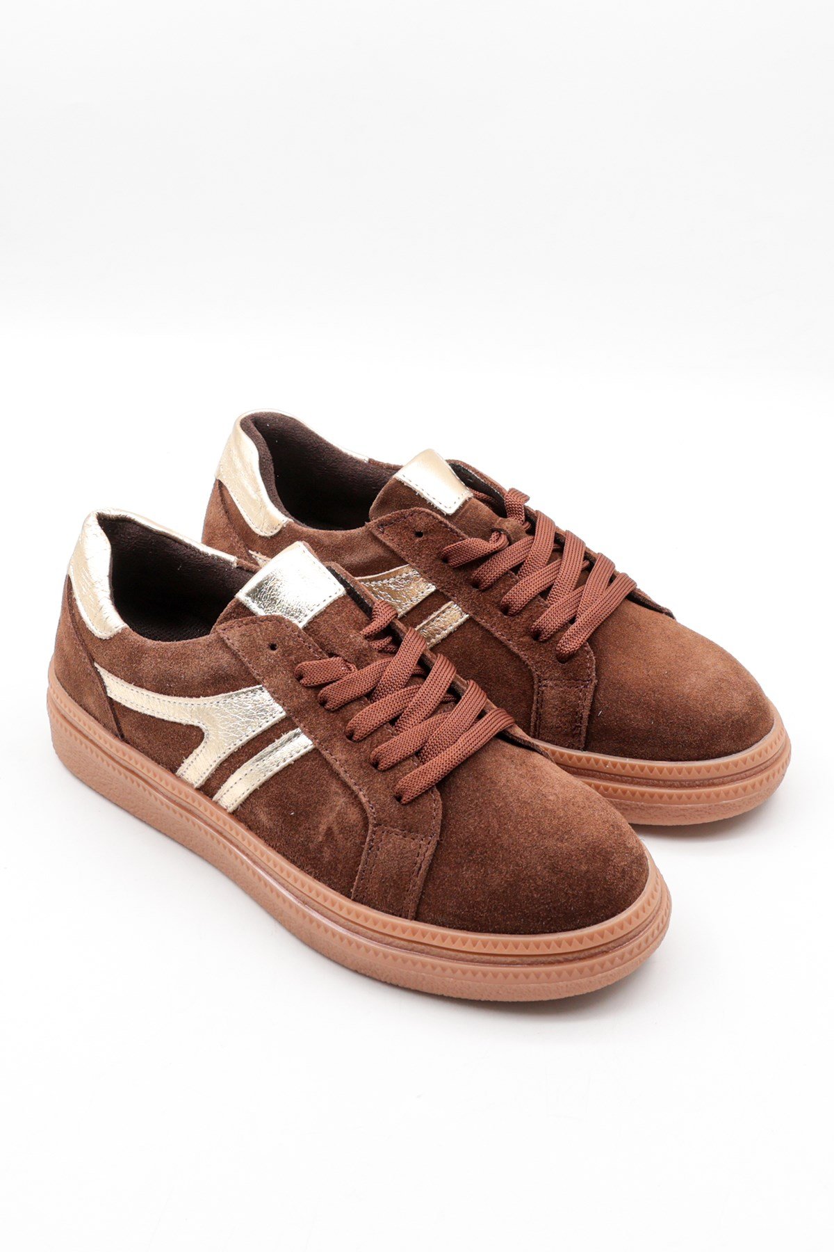 Venüs Hakiki Süet Deri Kauçuk Taban Kadın Sneaker VN2652450 K
