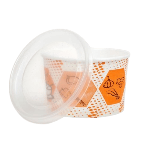KARTON ÇORBA KASESİ 16 OZ + KAPAK 25 Lİ