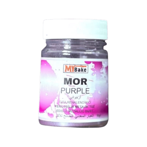 MYBAKE YENİLEBİLİR METALİK TOZ 10 GR MOR