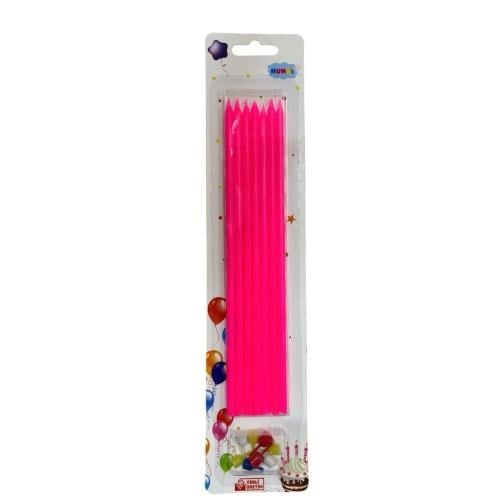 PASTA MUMU ALTLIKLI METALİK PEMBE 20 CM 7 Lİ