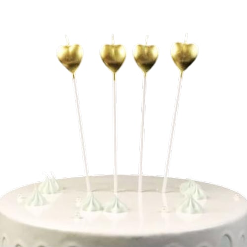 PASTA MUMU KALP 4 LÜ 14 CM GOLD