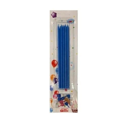 PASTA MUMU PASTEL MAVİ 15 CM 10 LU