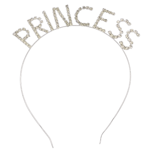 PRINCESS TAÇ KRİSTAL TAŞLI GÜMÜŞ