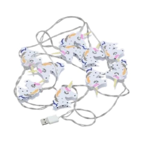 UNICORN LED IŞIK GÜN METAL USB GİRİŞLİ 10 FİGÜRLÜ 2 METRE