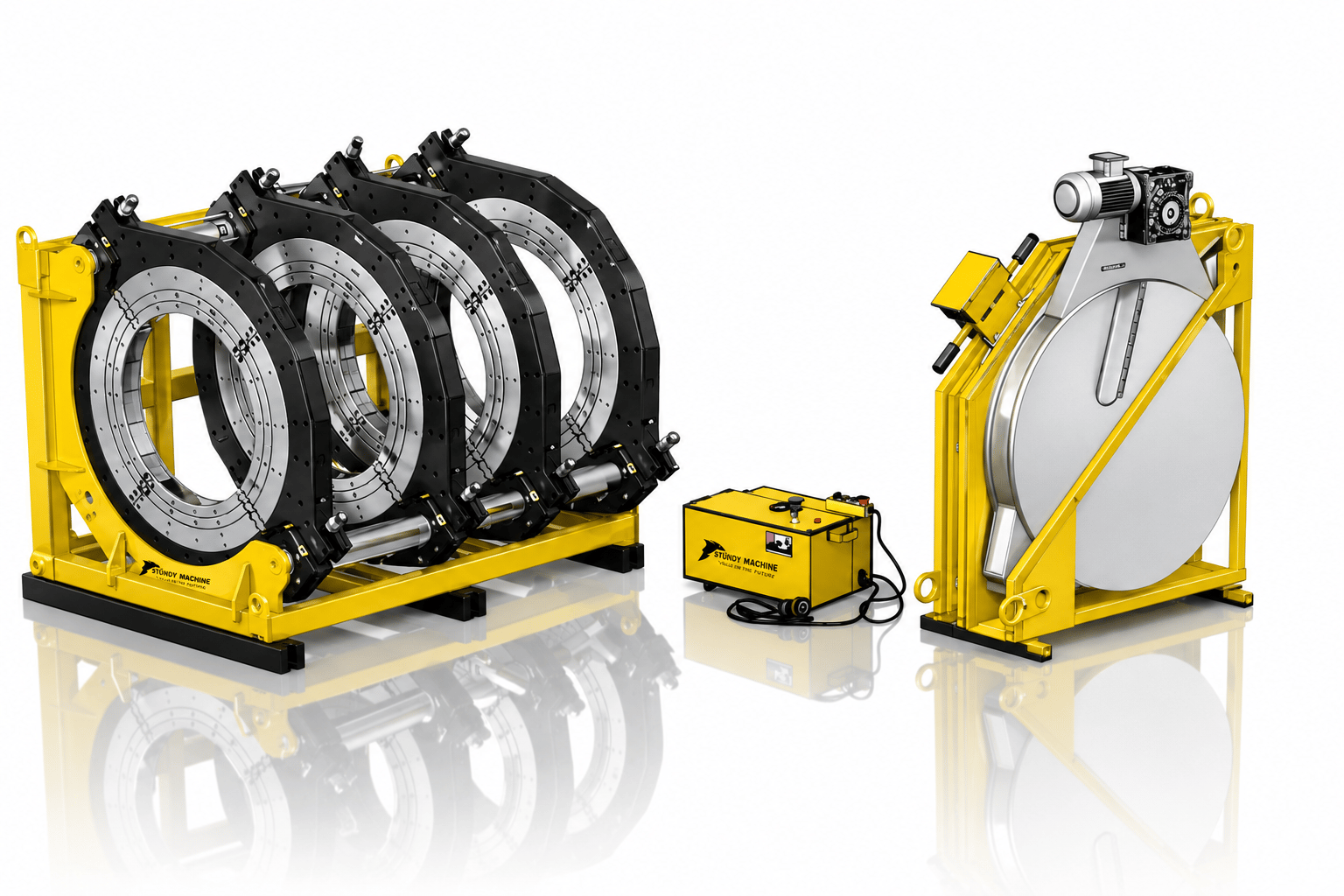 SMB-2000 PLASTİK BORU HİDROLİK ALIN KAYNAK MAKİNESİ 1600MM-2000MM