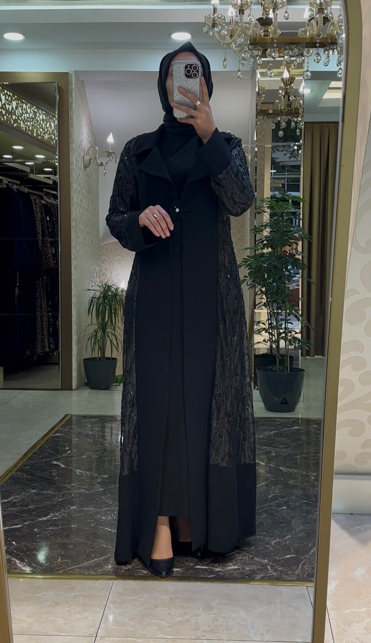 Kağan Kamer Dora Abaya Sİyah